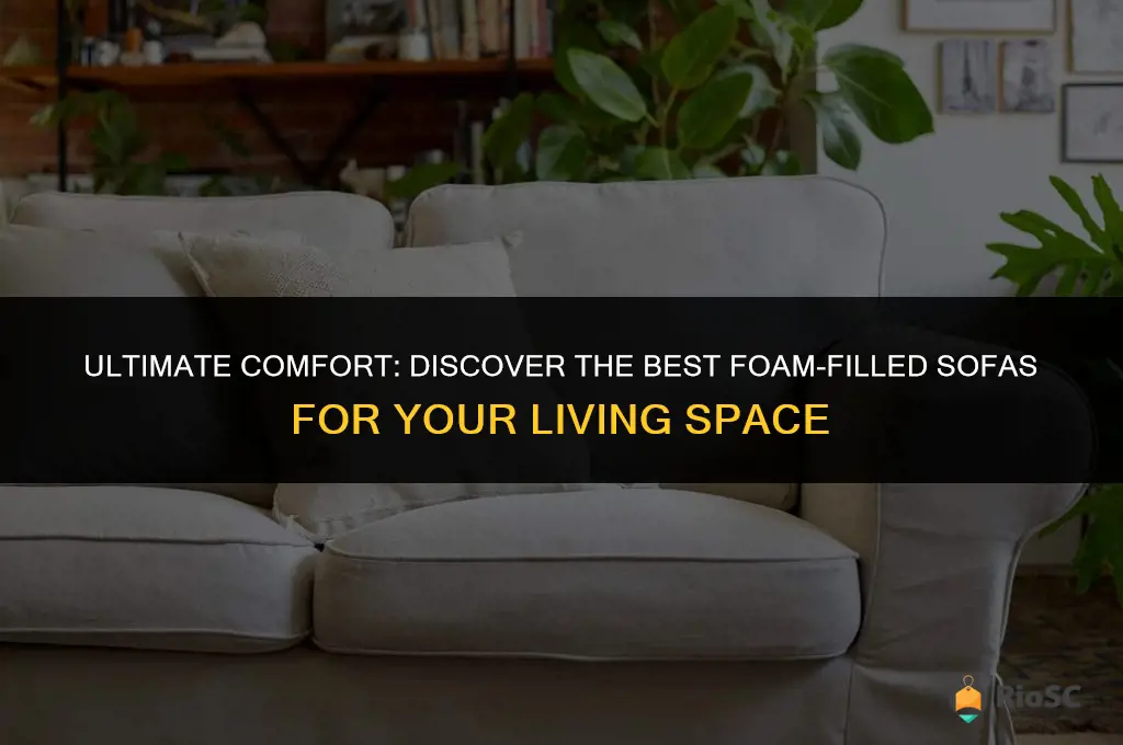 best foam filled sofa