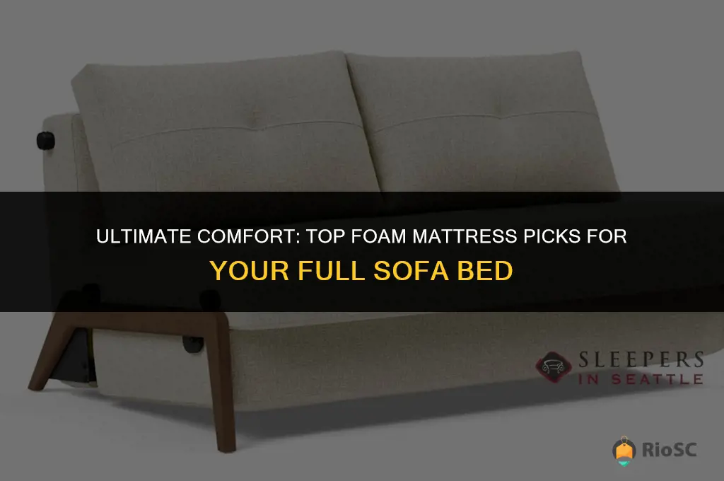 best foam mattress for full sofa bed