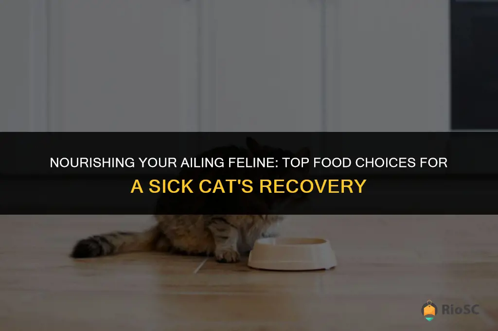 best food for sick cat