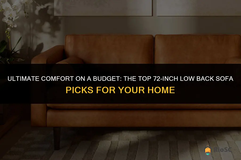 best for the money 72 low back sofa