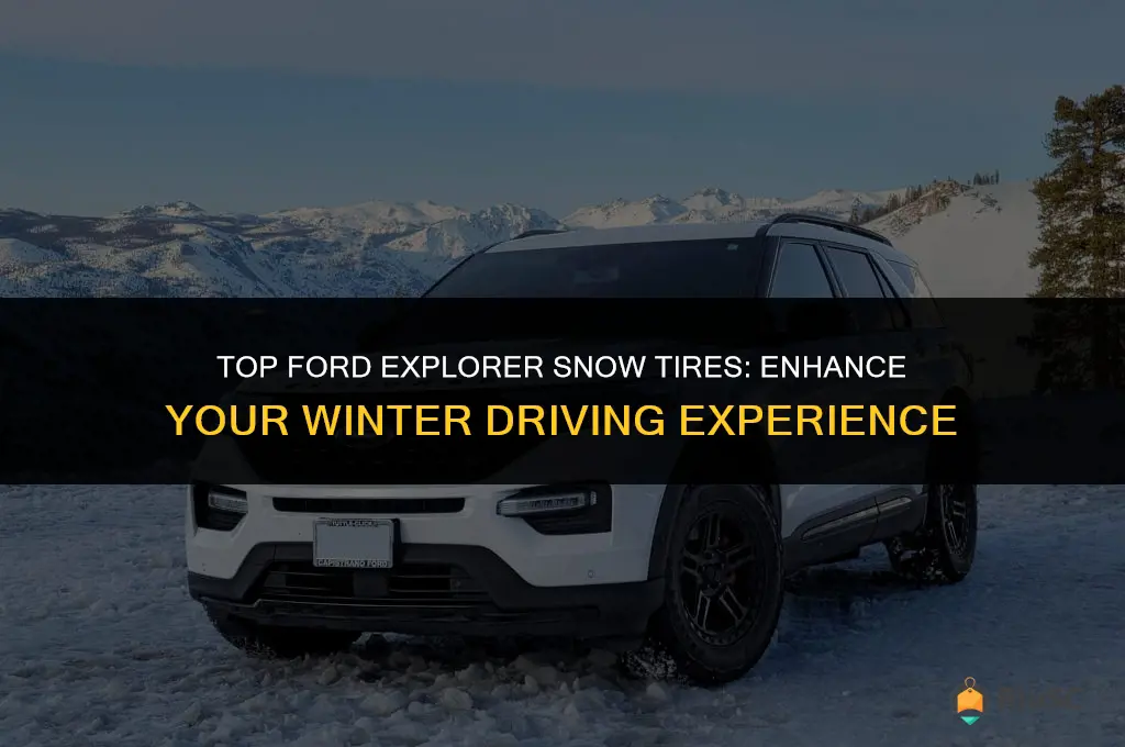 best ford explorer snow tires