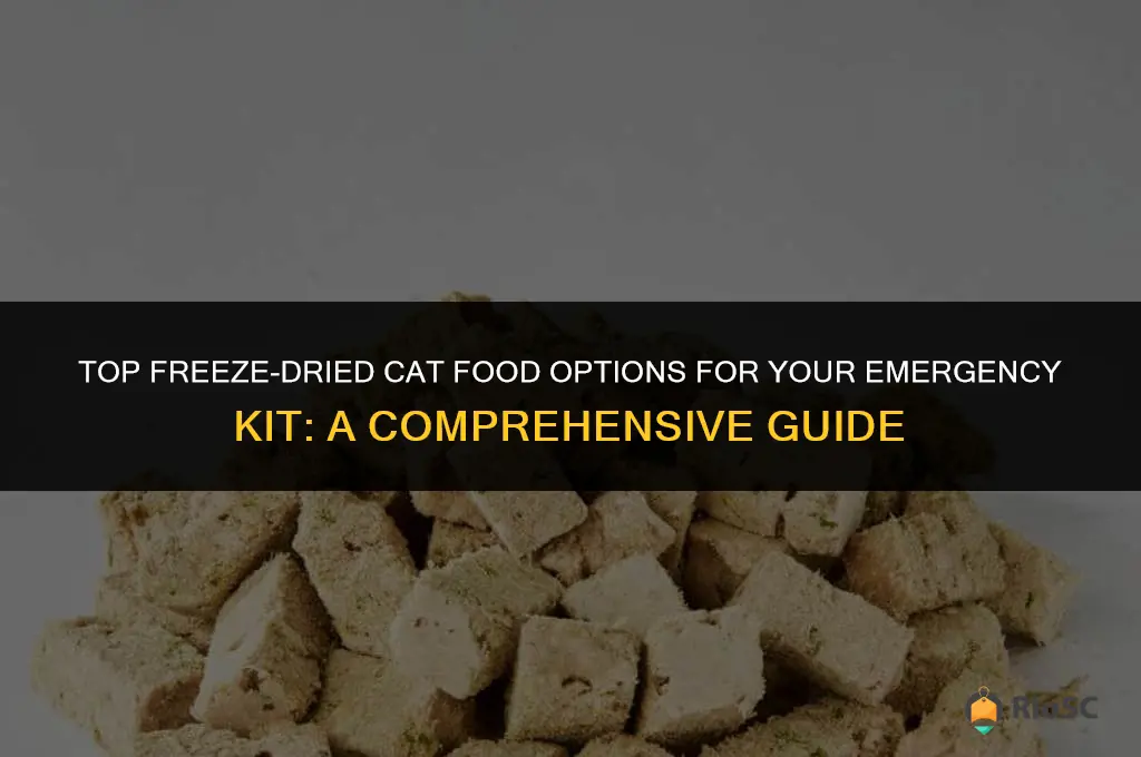 best freeze dried cat food for emergency kit