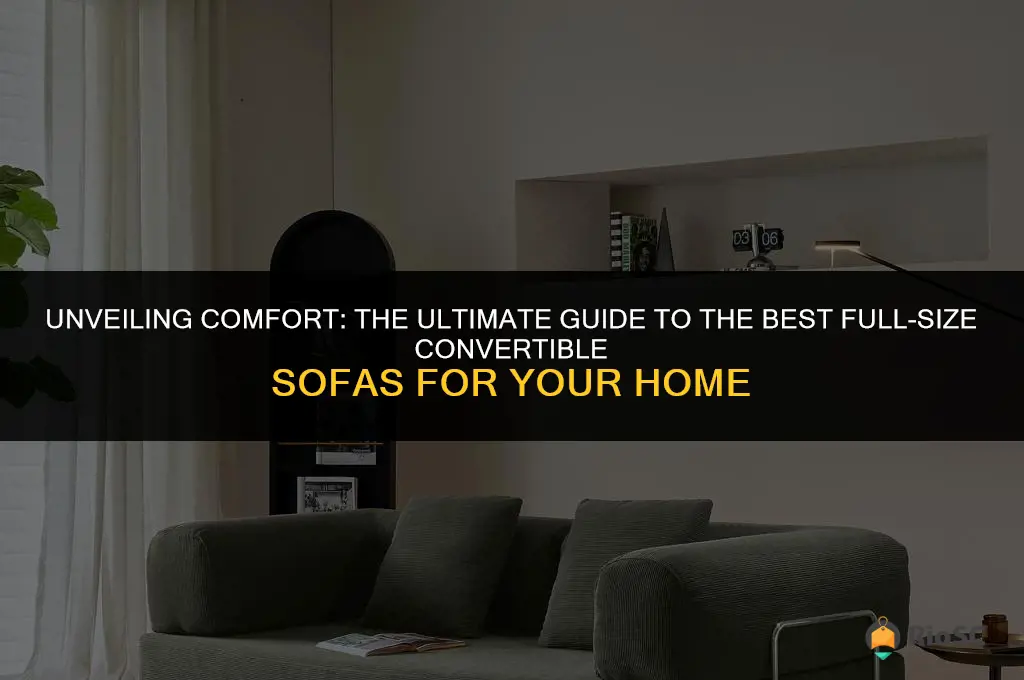 best full size convertible sofa