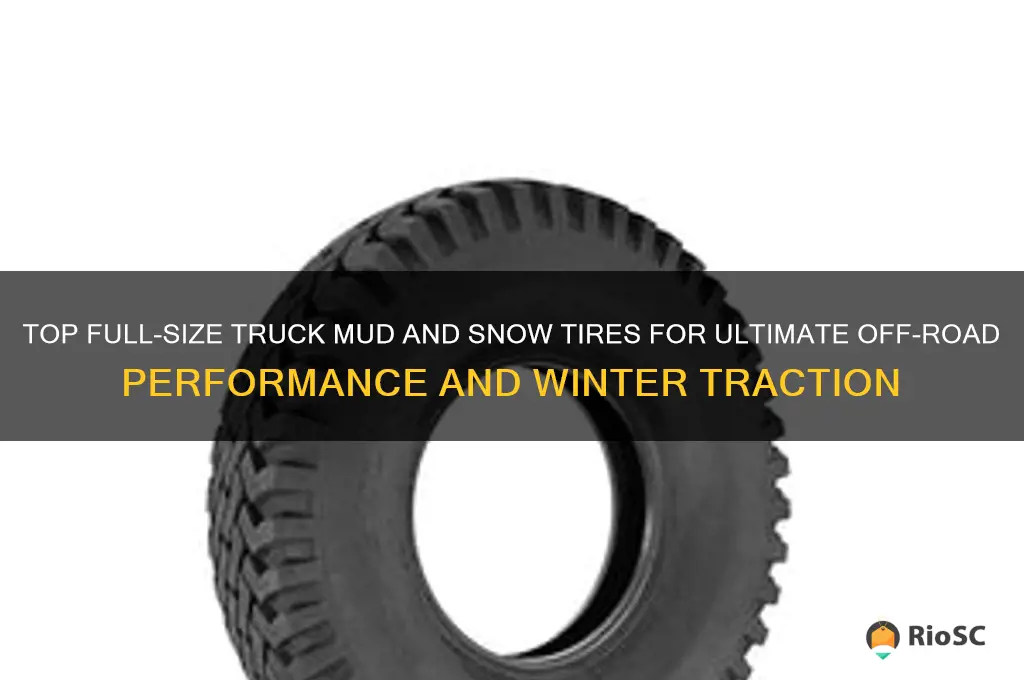 best full size truck mud and snow tires