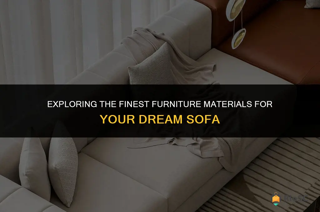 best furniture material for sofa
