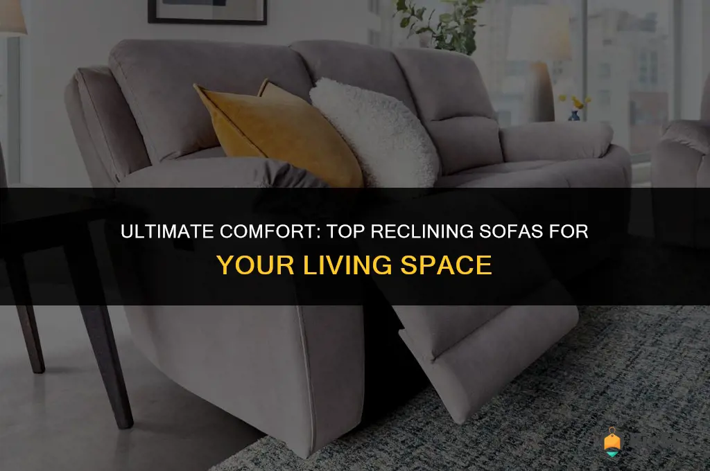best furniture reclining sofas
