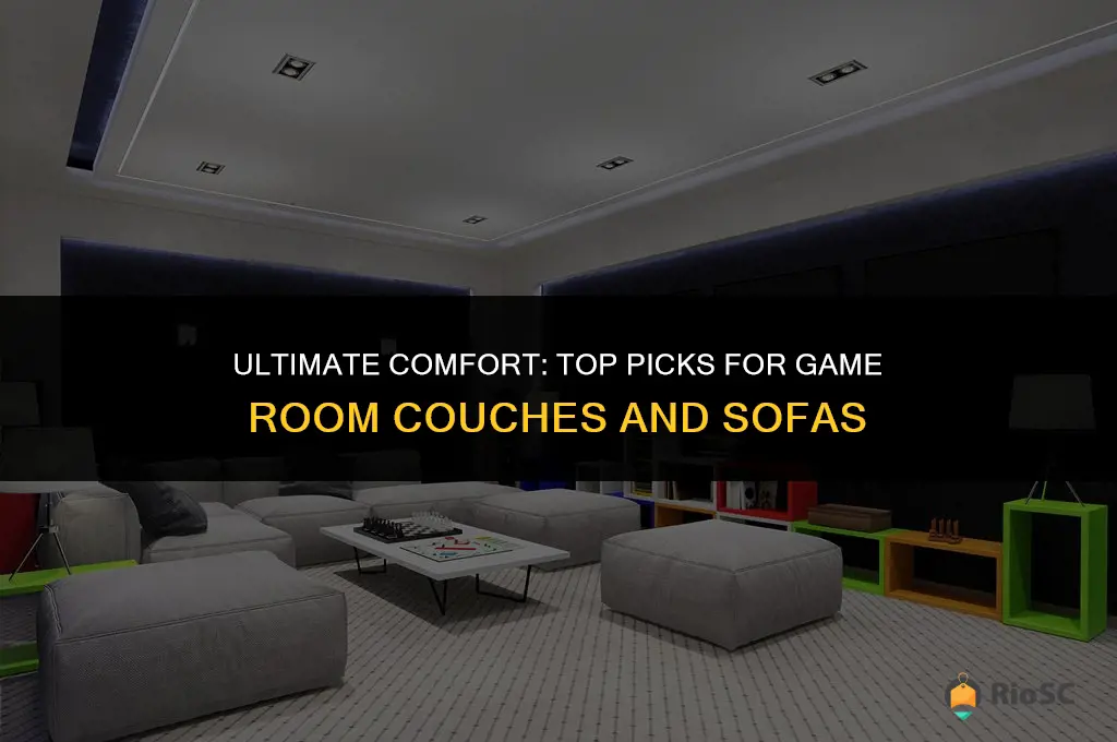 best game room couches and sofas