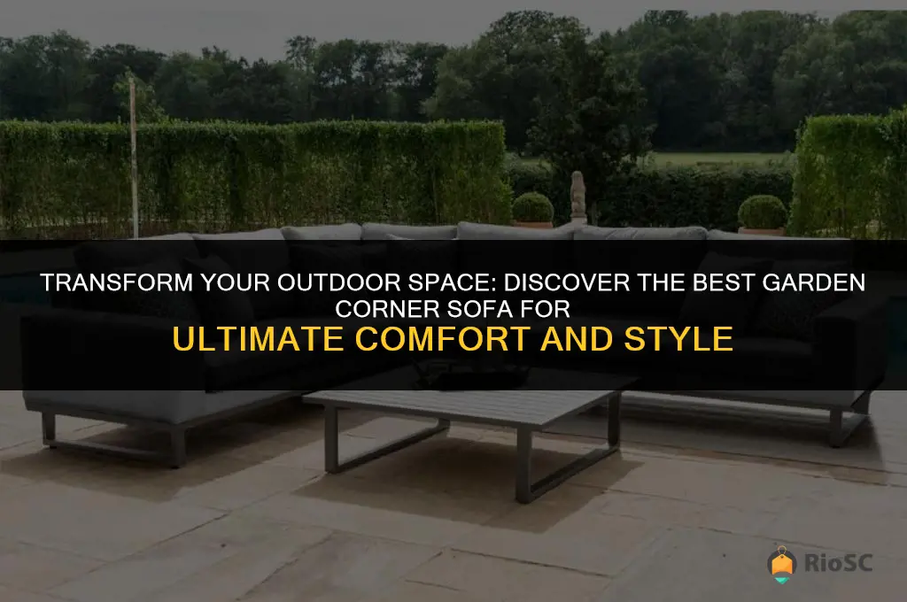 best garden corner sofa