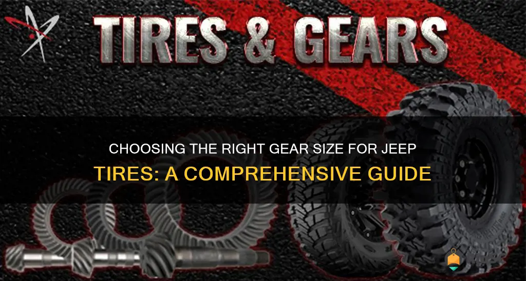 best gear size for my jeep tires