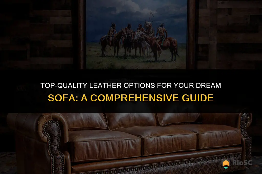 best grade leather for sofa