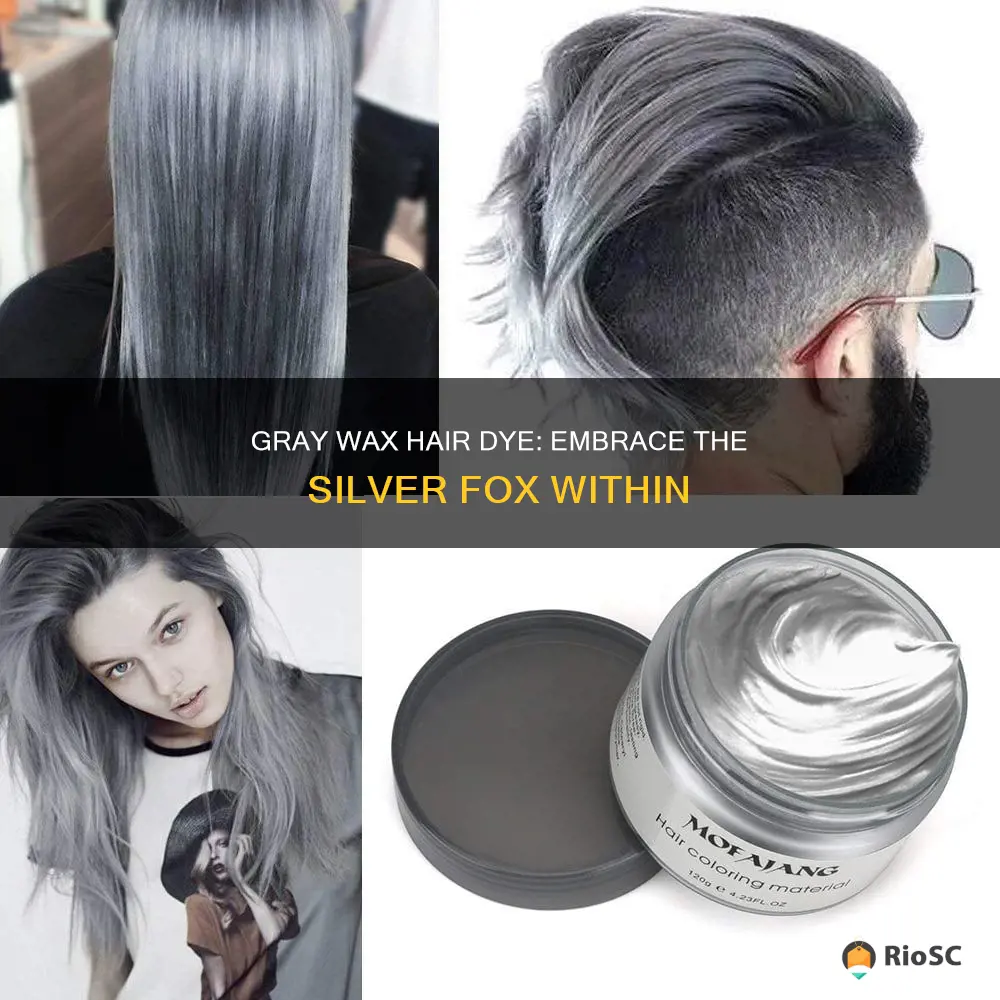 best gray wax hair die