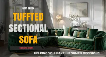 Ultimate Comfort Meets Eco-Friendly Style: The Best Green Tuffted Sectional Sofa for Your Living Space
