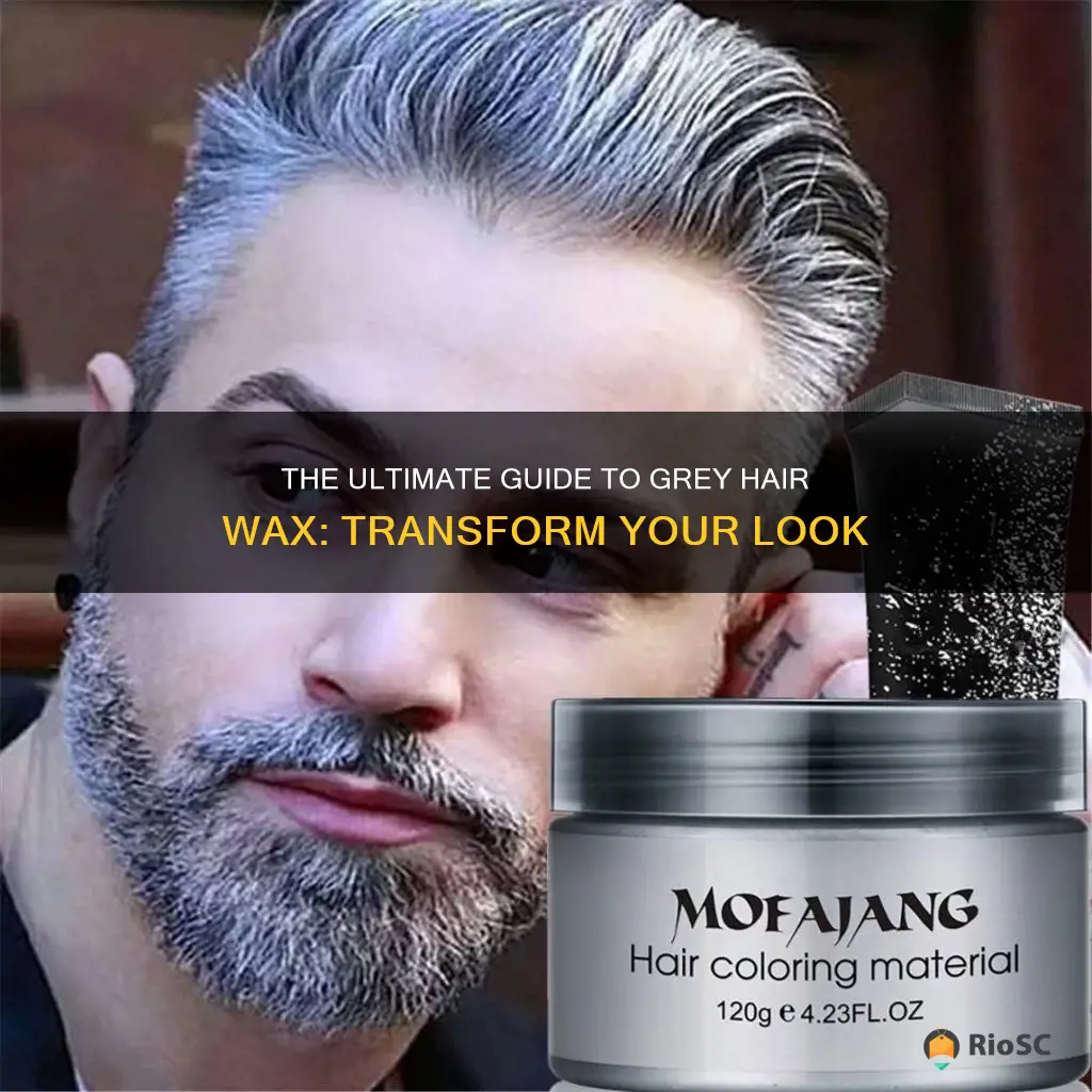 best grey hair wax