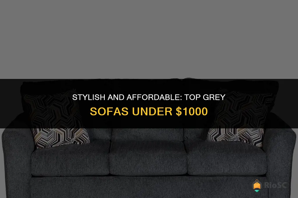 best grey sofas under 1000