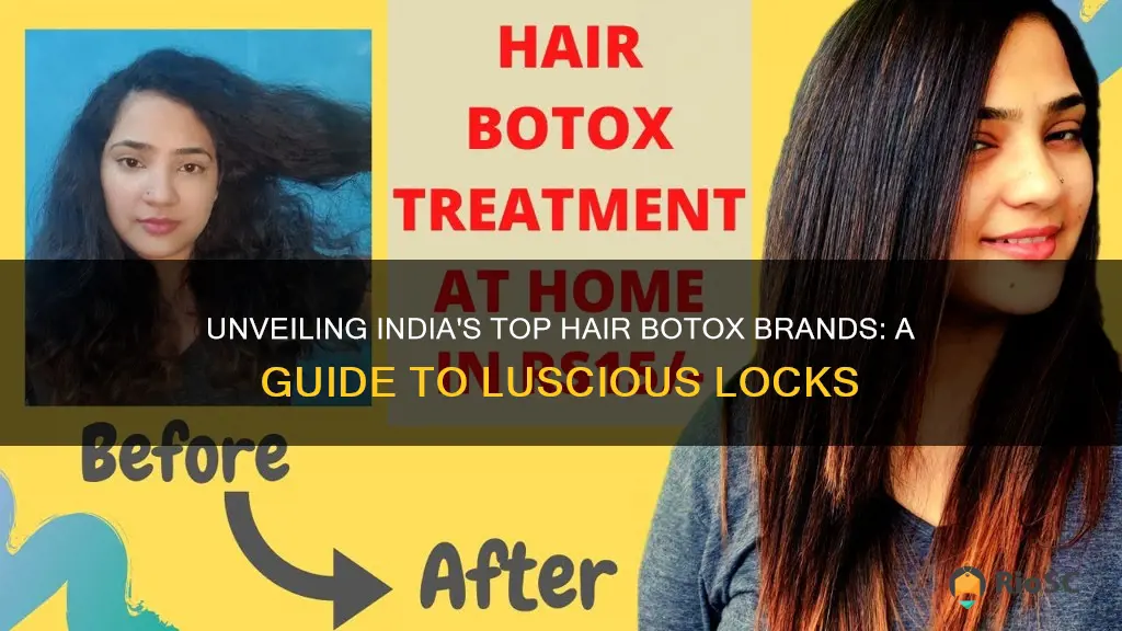 best hair botox brands in india