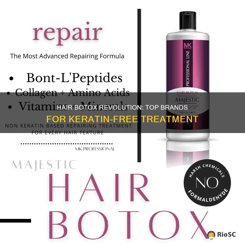 best hair botox brands no keratin