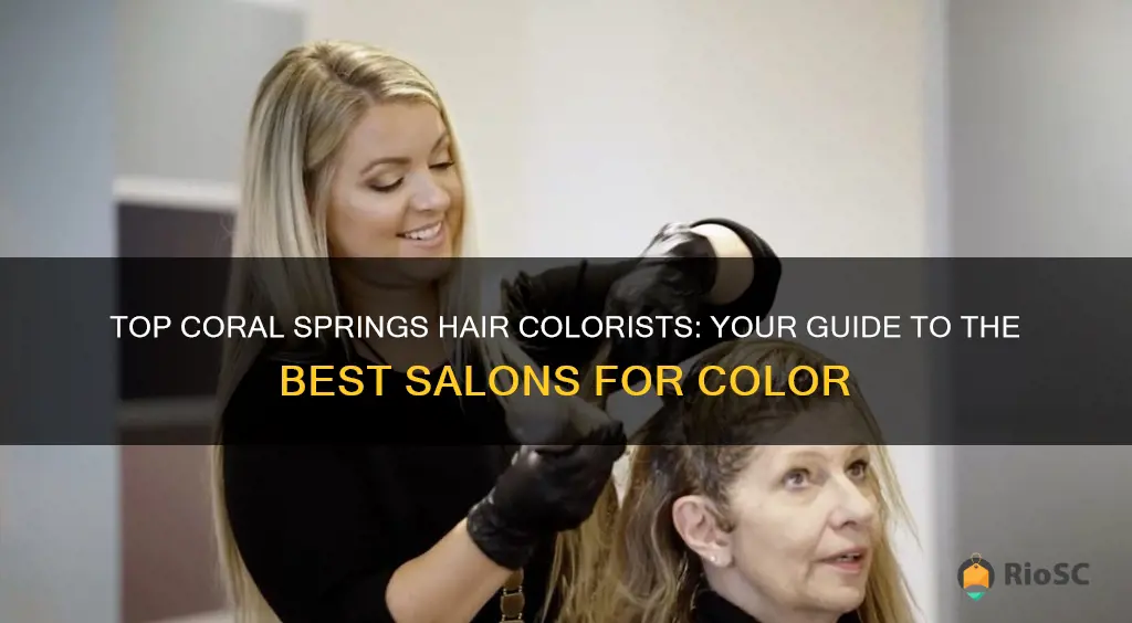 best hair colorist coral springs