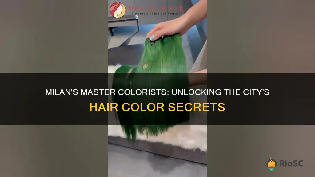 best hair colorist in milan