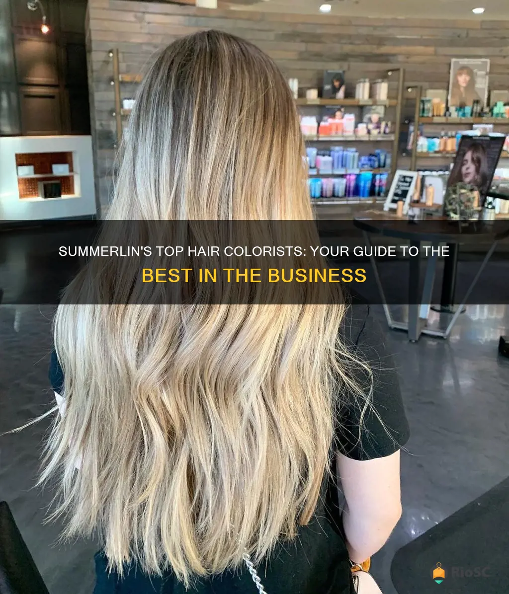 best hair colorist in summerlin