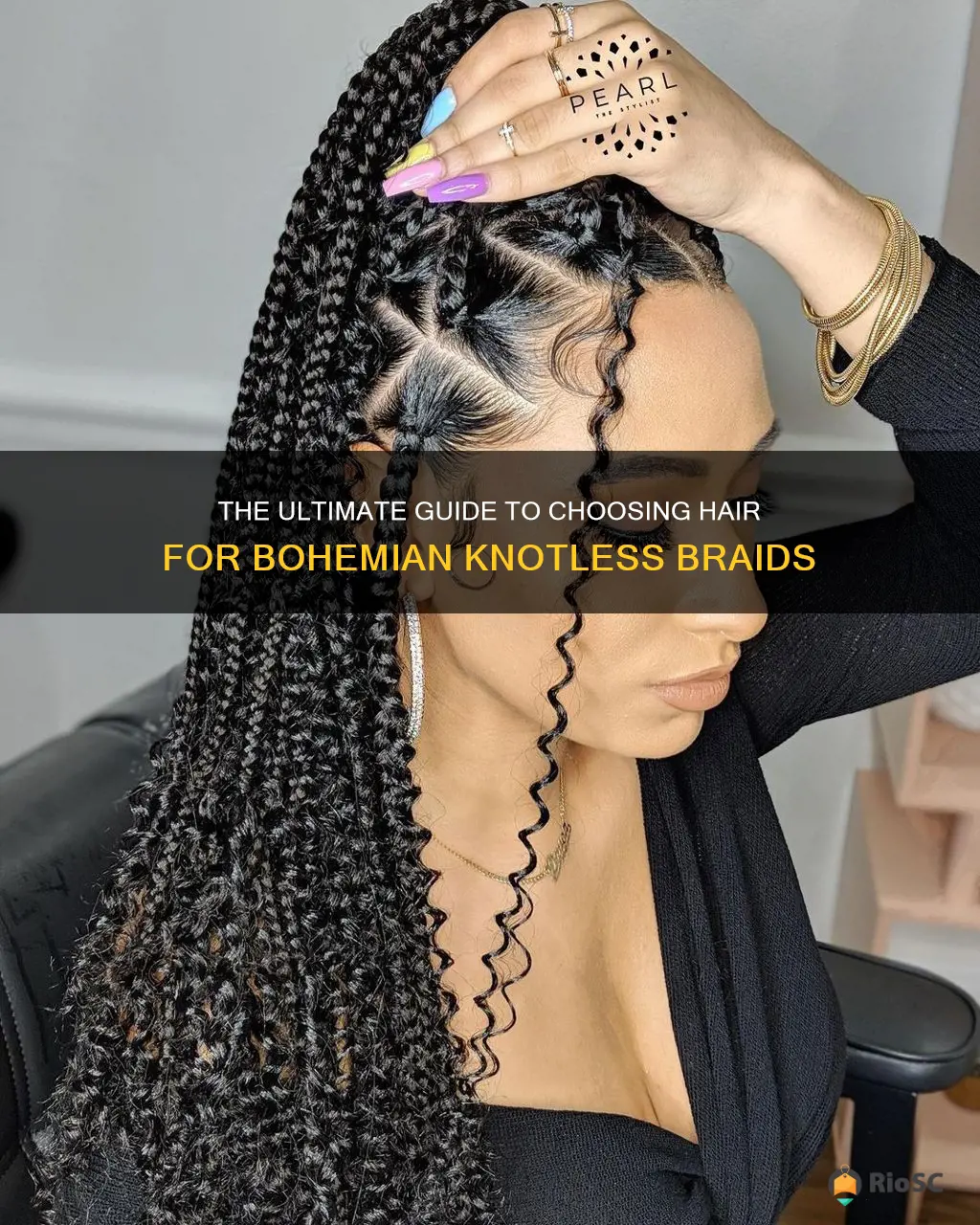 best hair for bohemian knotless braids