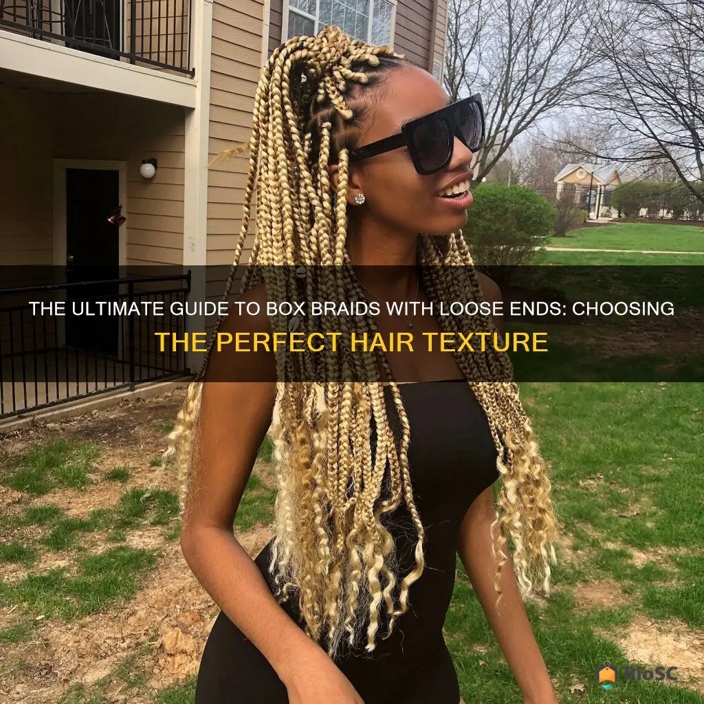 best hair for box braids with loose ends