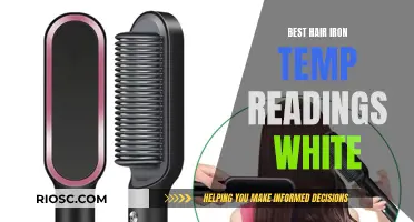 Perfectly Polished: The Science Behind Ideal Hair Iron Temperatures for White Hair