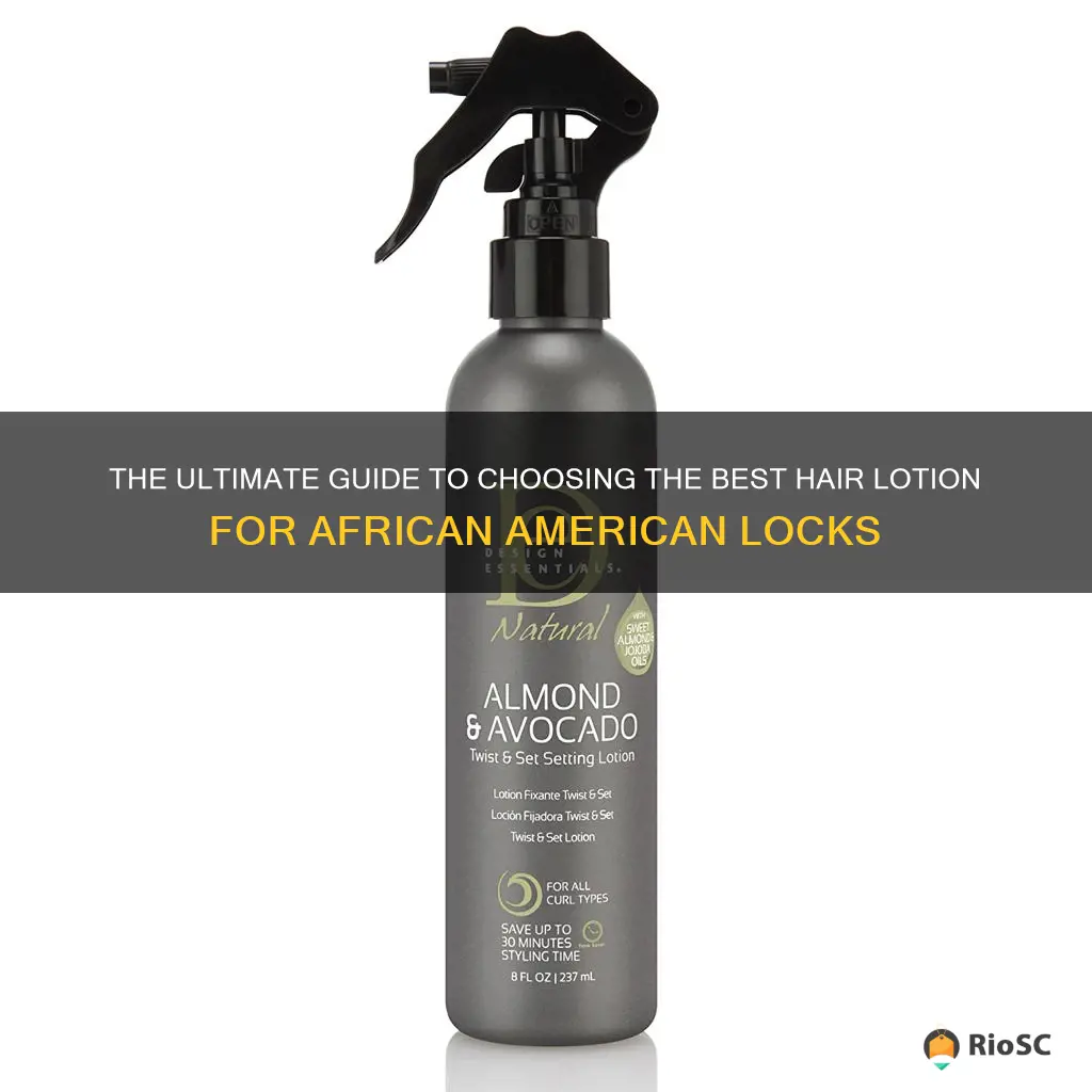 best hair lotion for african american