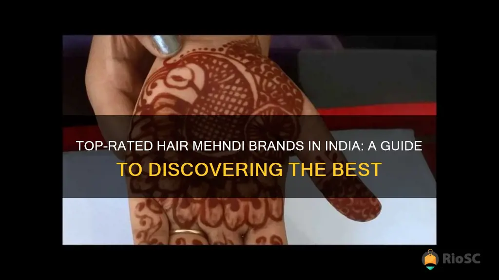 best hair mehndi brands in india