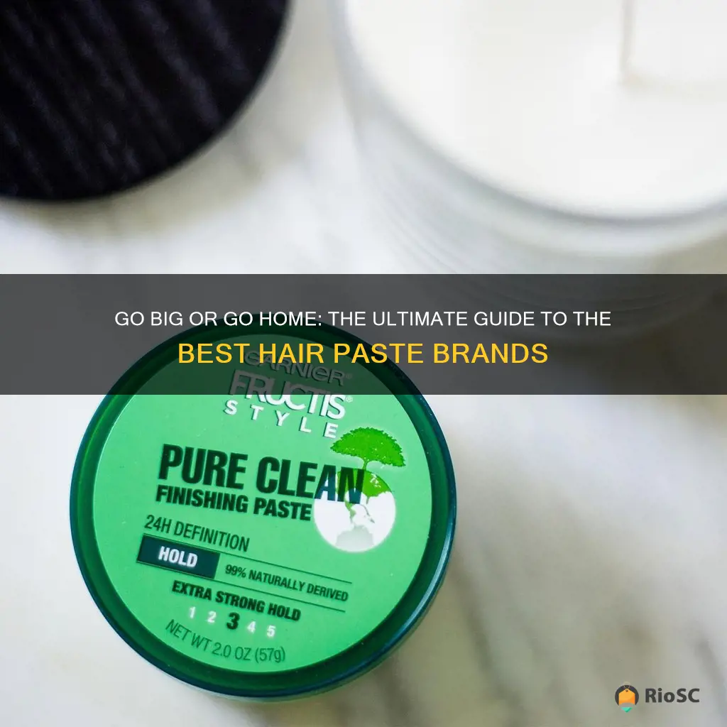 best hair paste brands