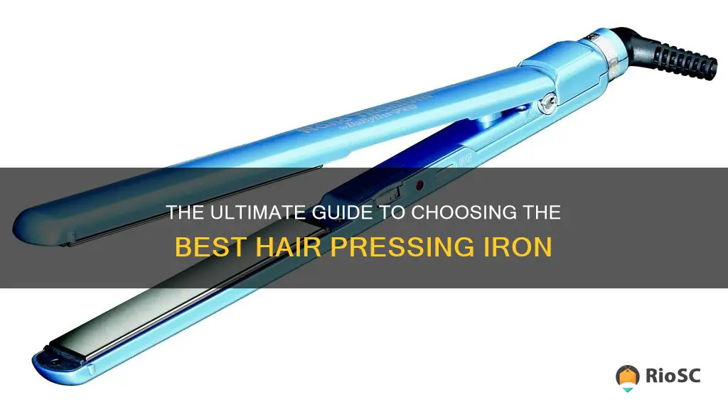 best hair pressing iron