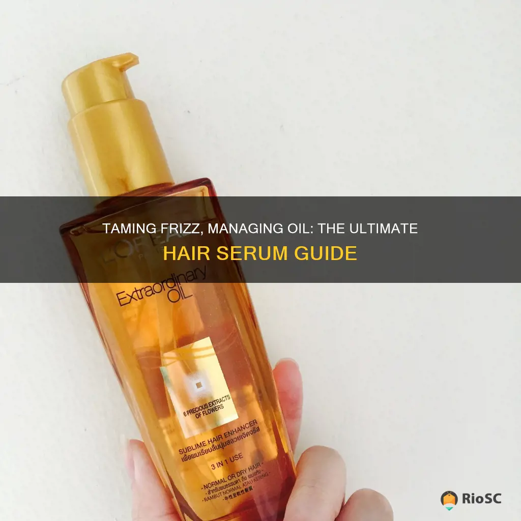 best hair serum for oily frizzy hair