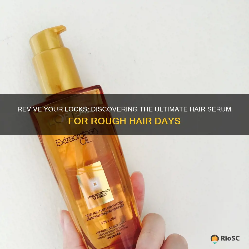 best hair serum for rough hairs