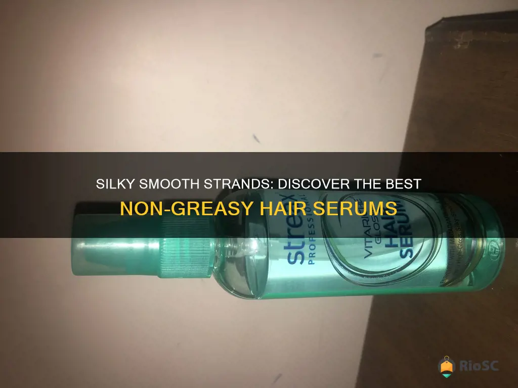 best hair serum non greasy