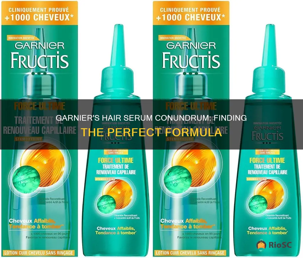 best hair serum of garnier