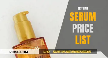 Hair Serum Savvy: Navigating the Price List for Luscious Locks