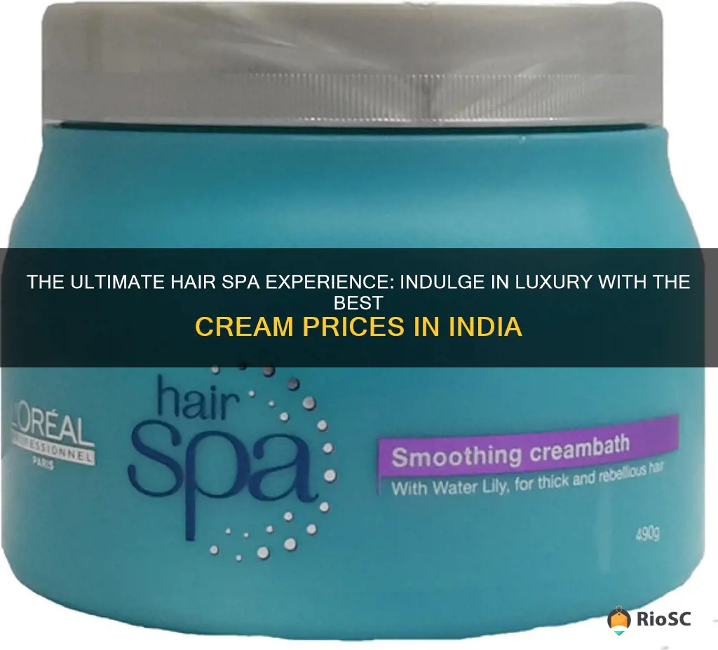 best hair spa cream price in india