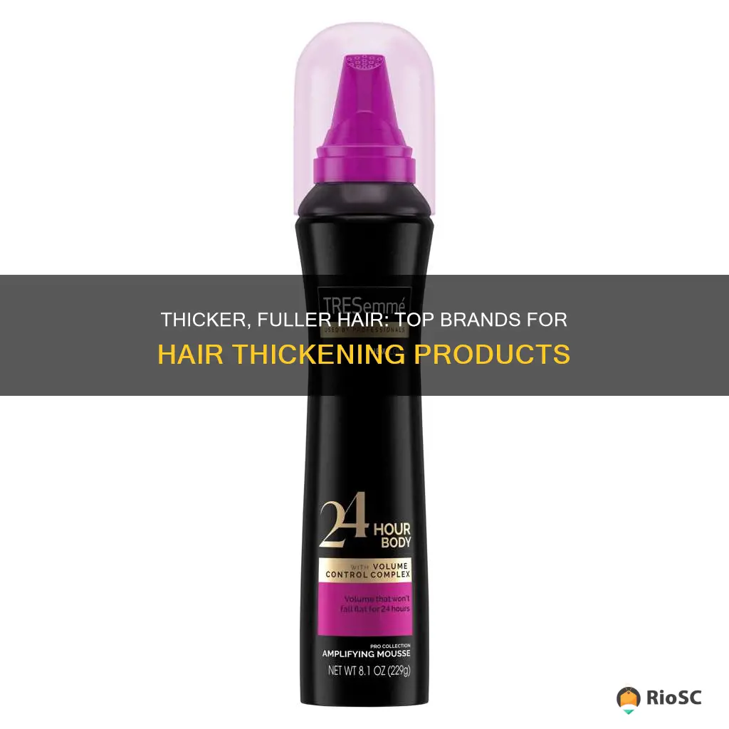 best hair thickening brands