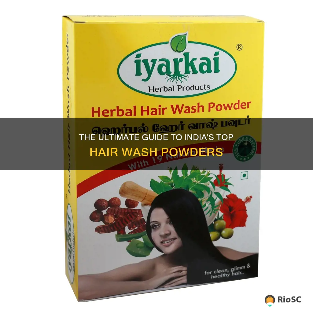 best hair wash powder in india