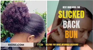 Slick and Secure: Finding the Perfect Hair Wax for a Sleek Slicked-Back Bun