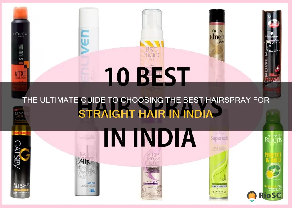 best hairspray for straight hair in india