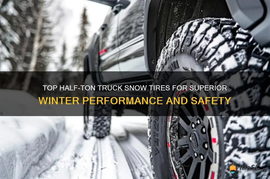 best half ton truck snow tires