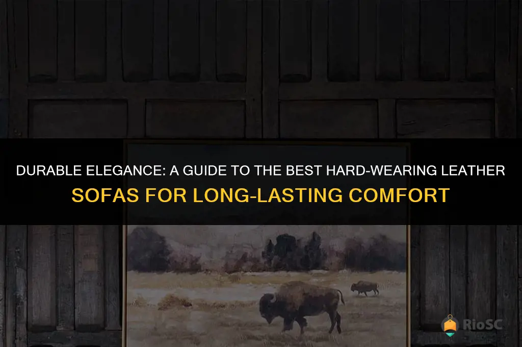 best hard wearing leather sofas
