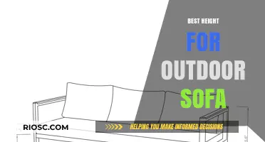 Optimal Comfort: Choosing the Perfect Height for Your Outdoor Sofa