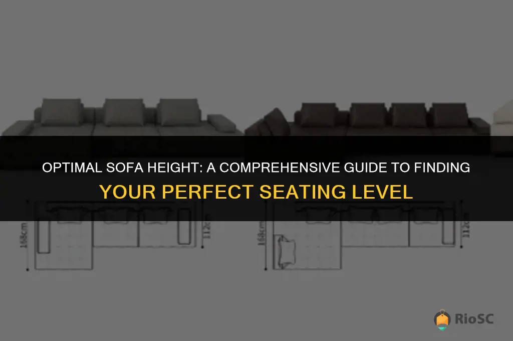 best height for sofa