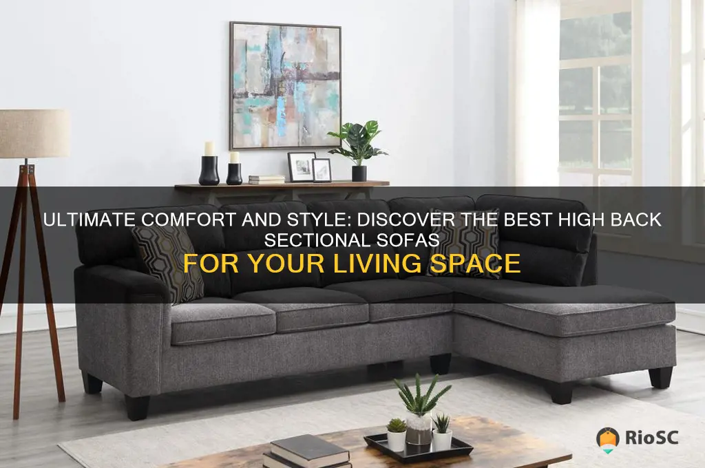 best high back sectional sofa