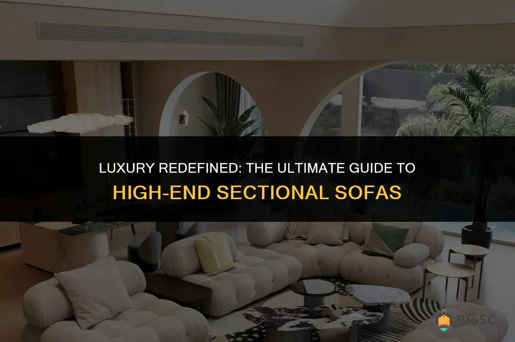best high end sectional sofa