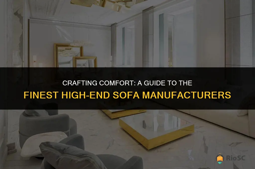 best high end sofa manufacturers