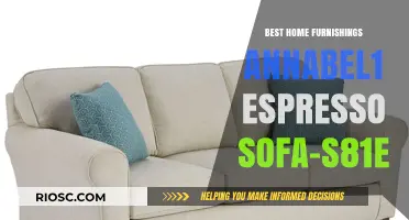 Discover the Perfect Blend of Style and Comfort with the Annabel1 Espresso Sofa-S81E