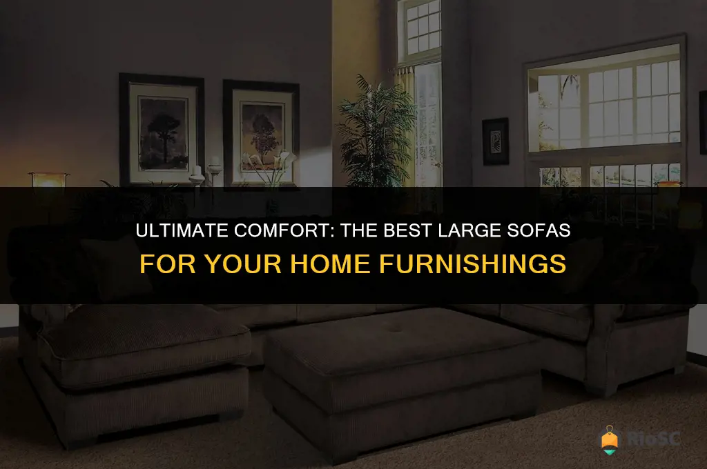 best home furnishings large sofa