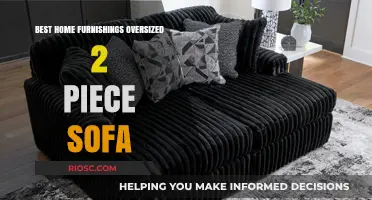Ultimate Comfort: The Best Home Furnishings Oversized 2 Piece Sofa for Your Living Space